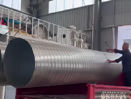 螺旋風(fēng)管裝車(chē)